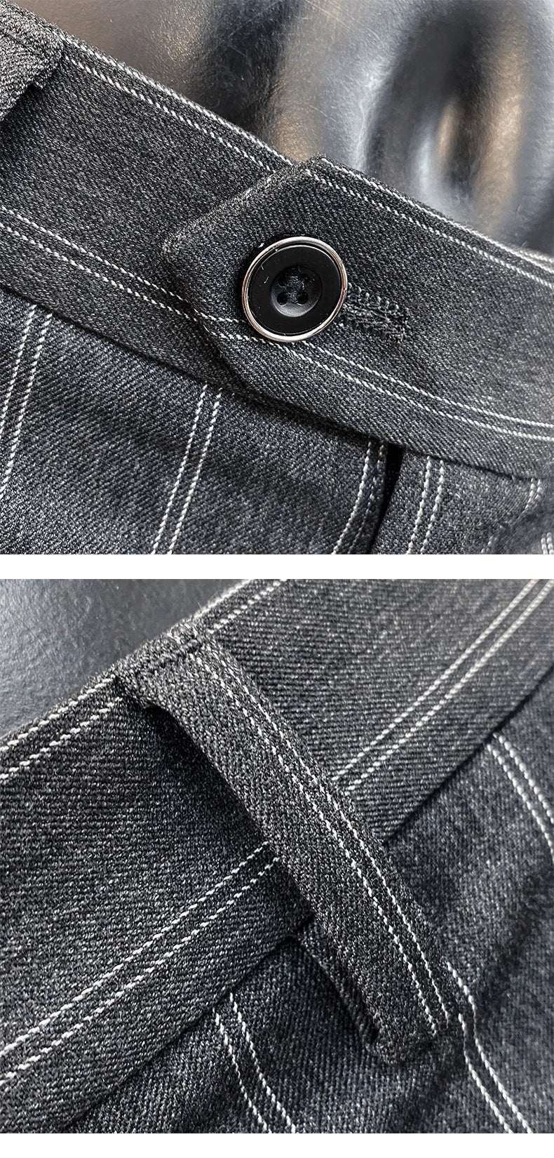 Homens terno calças calças formais pantalone hombre estiramento fino cor sólida vestido casual calças de comprimento total moda novas roupas masculinas