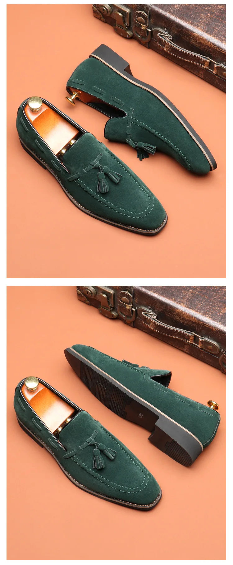 Sapatos de negócios casuais masculinos clássico estilo britânico mocassins mocassins moda festa casamento apartamentos para homem