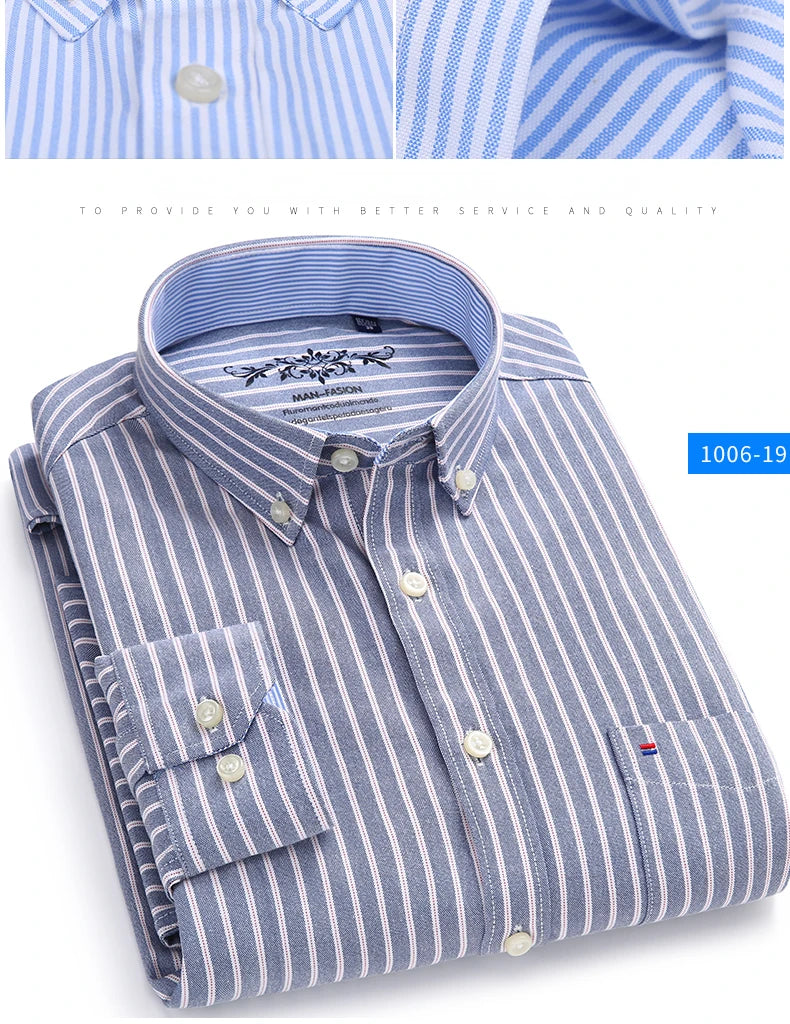 Clássico ajuste algodão completo camisas casuais para homem cor sólida manga longa camisa simples bolso único topo macio fino ajuste roupas formais