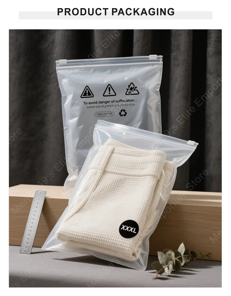 Calça waffle masculina elegante – Calça esportiva casual slim fit com cordão ajustável e bolsos seguros para todas as estações – perfeita ao ar livre