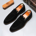 Sapatos de negócios casuais masculinos clássico estilo britânico mocassins mocassins moda festa casamento apartamentos para homem