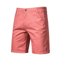 AIOPESON Verão 100% Algodão Sólido Shorts Homens de Alta Qualidade Casual Negócios Social Cintura Elástica Shorts Masculinos 10 Cores Shorts de Praia