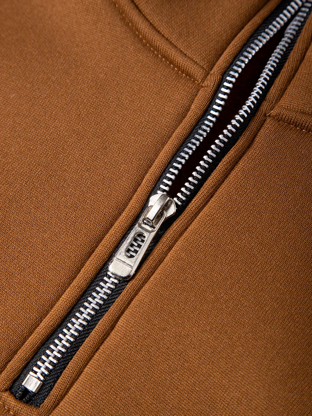 Outono masculino zíper pulôver gola alta blusas quentes cor sólida manga comprida moda masculina casual moletom diário topo