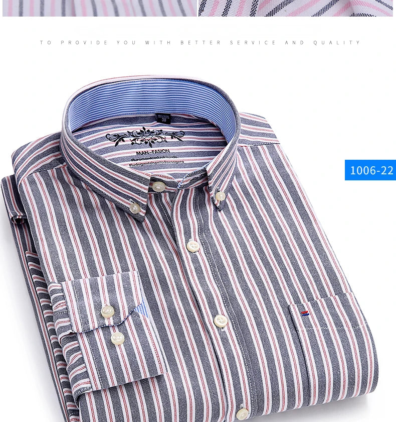 Clássico ajuste algodão completo camisas casuais para homem cor sólida manga longa camisa simples bolso único topo macio fino ajuste roupas formais