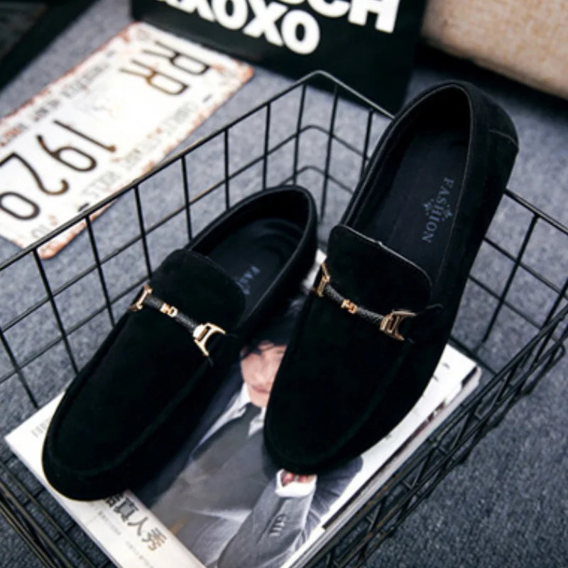 Sapatos casuais masculinos macios e confortáveis mocassins de condução deslizamento em mocassins para homens leves sapatos de caminhada planos sapatos masculinos