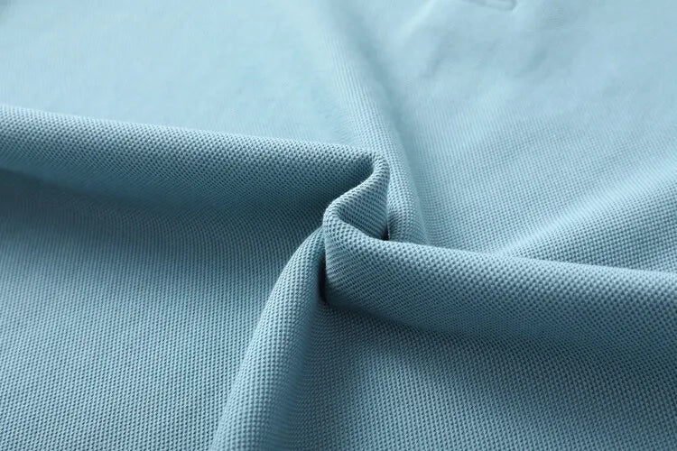 Camisa polo masculina durável 100% algodão, manga comprida de lazer de outono, camiseta com lapelas respiráveis, 16 cores, perfeita para golfe e esportes