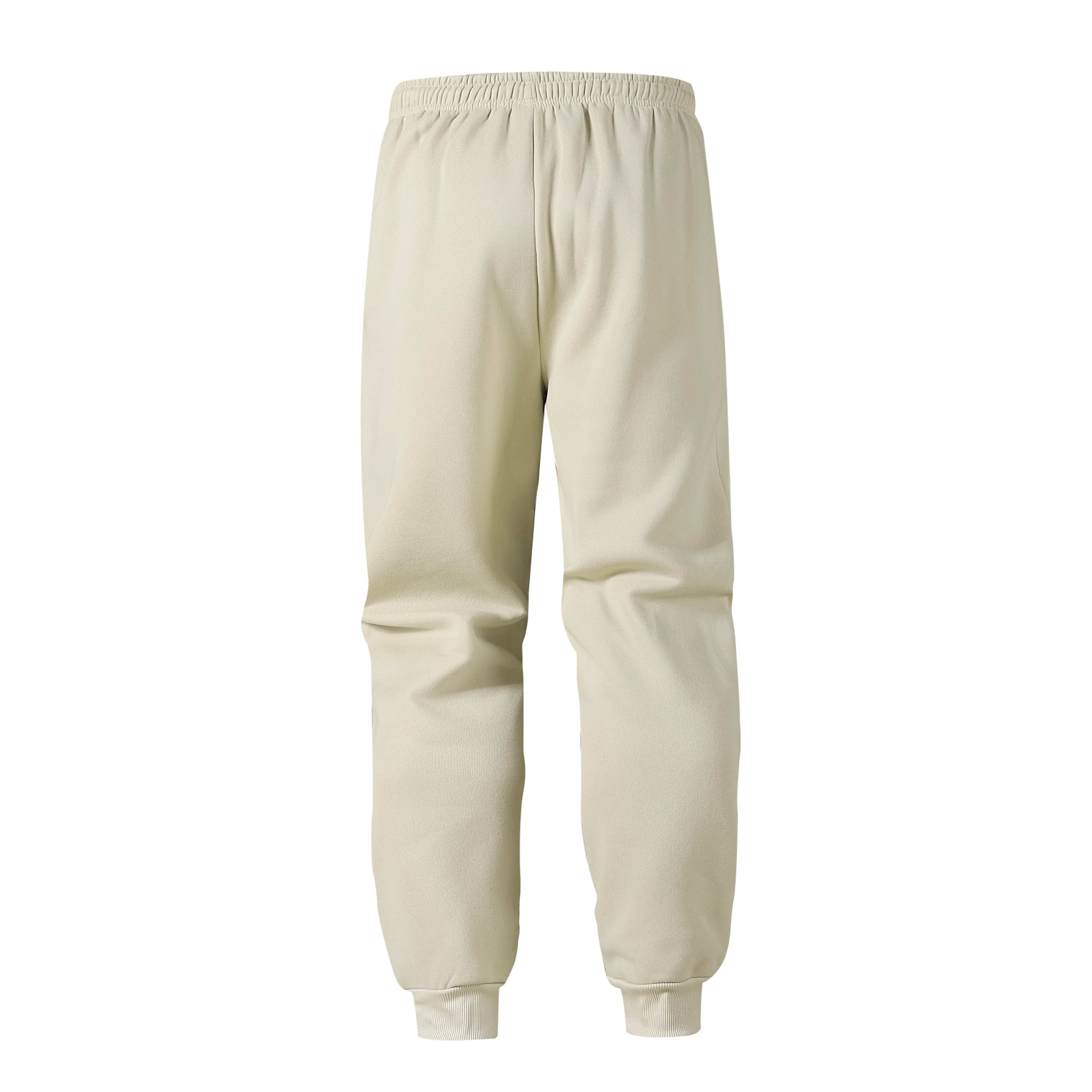 Calças casuais dos homens outono inverno velo sweatpants homens corredores cintura elástica esporte calças casuais baggy fitness ginásio roupas