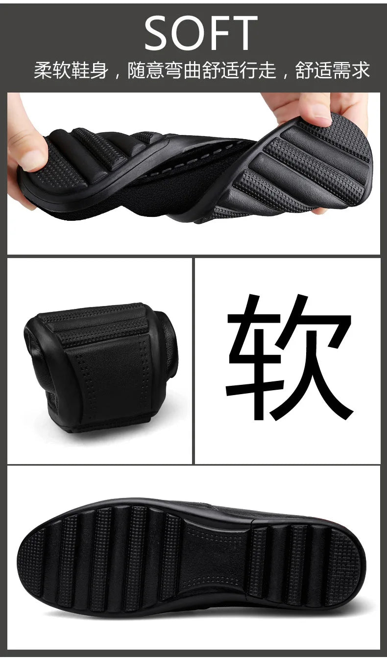 Sapatos masculinos nova condução plana estilo casual sapatos masculinos na moda ao ar livre preguiçoso mocassins sapatos masculinos