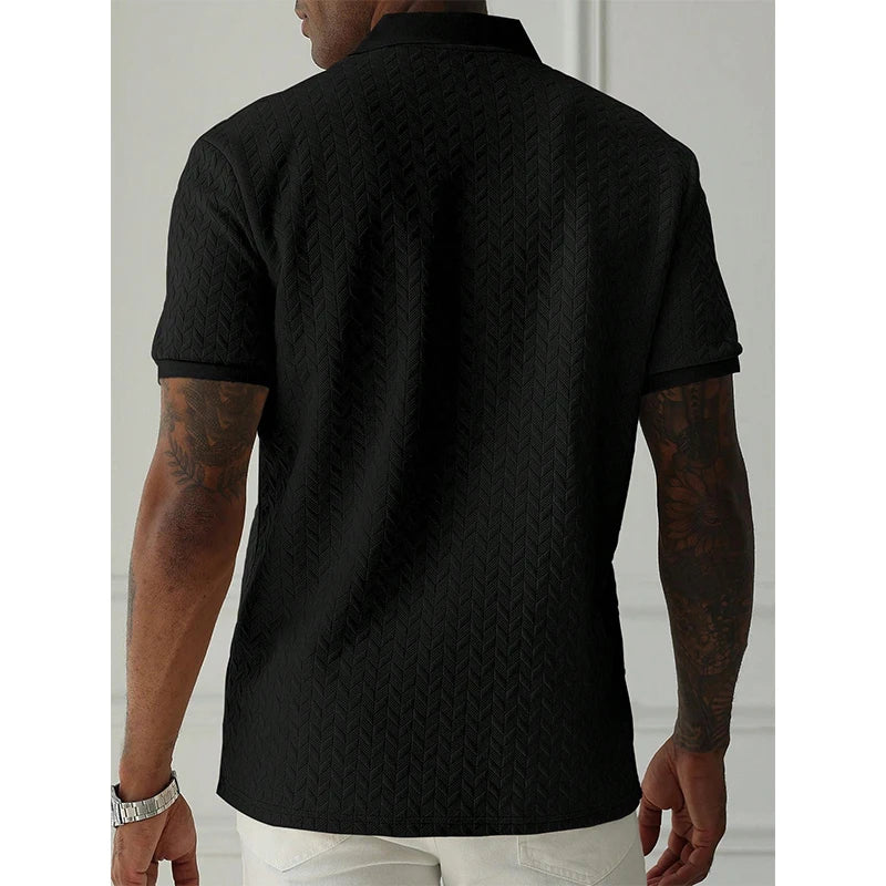 Camisa polo dos homens verão manga curta polos masculinos streetwear homem topos cor sólida poloshirt marca respirável masculino camisas polo