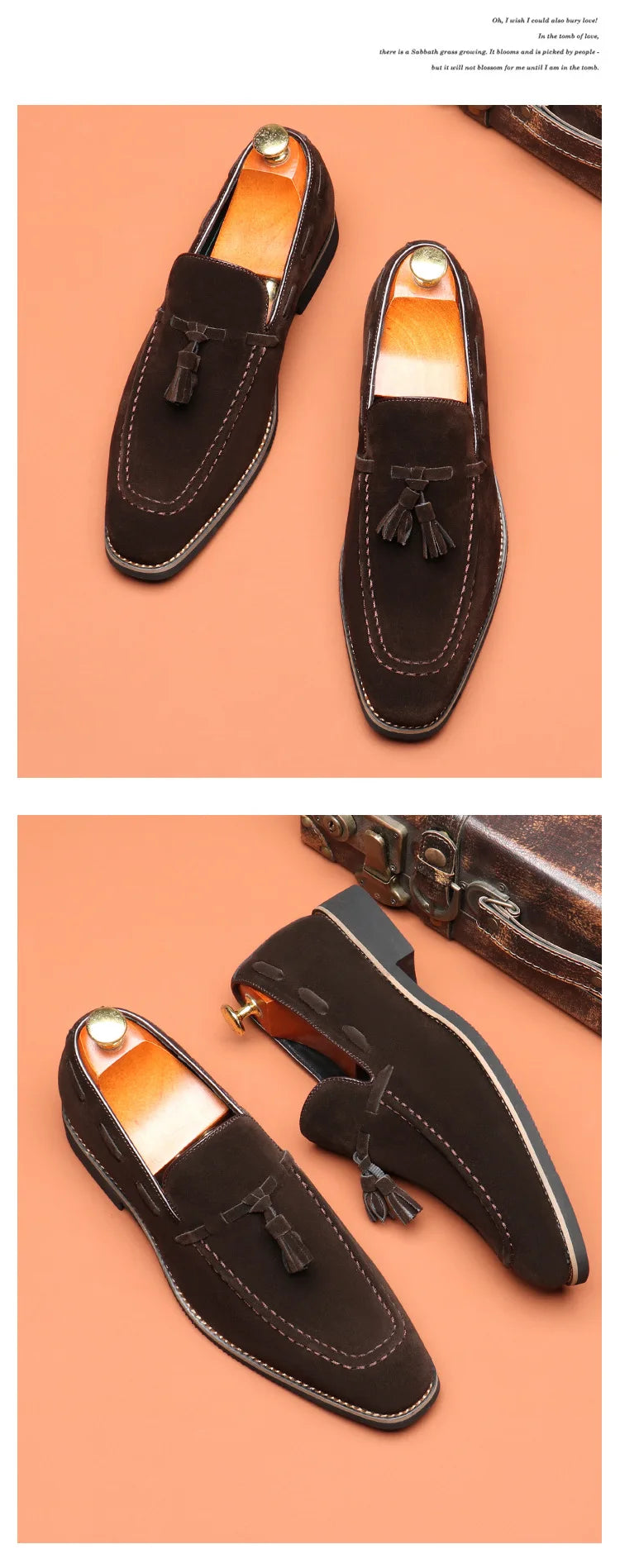 Sapatos de negócios casuais masculinos clássico estilo britânico mocassins mocassins moda festa casamento apartamentos para homem