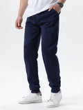 Calças casuais dos homens outono inverno velo sweatpants homens corredores cintura elástica esporte calças casuais baggy fitness ginásio roupas