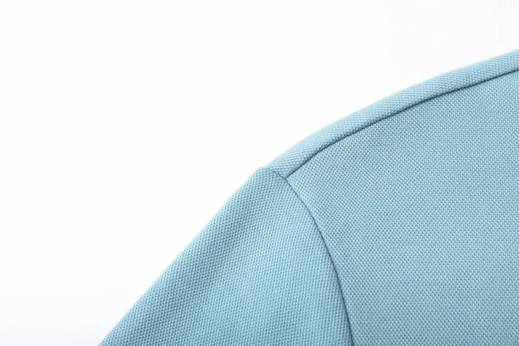 Camisa polo masculina durável 100% algodão, manga comprida de lazer de outono, camiseta com lapelas respiráveis, 16 cores, perfeita para golfe e esportes