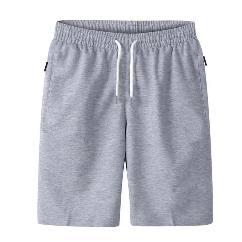 Shorts com cordão masculino, calção com cordão, calças curtas de praia, verão calças finas, moletom solto com zíper, esportes