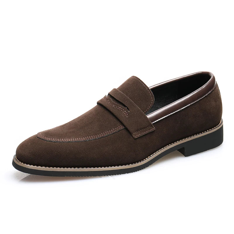 Sapatos de negócios casuais masculinos clássico estilo britânico mocassins mocassins moda festa casamento apartamentos para homem