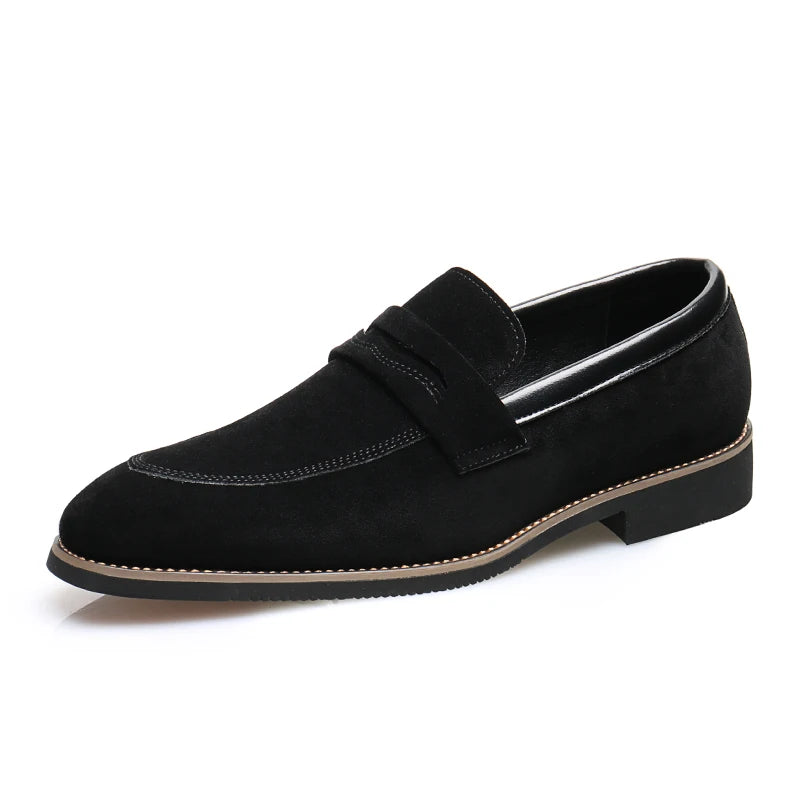 Sapatos de negócios casuais masculinos clássico estilo britânico mocassins mocassins moda festa casamento apartamentos para homem