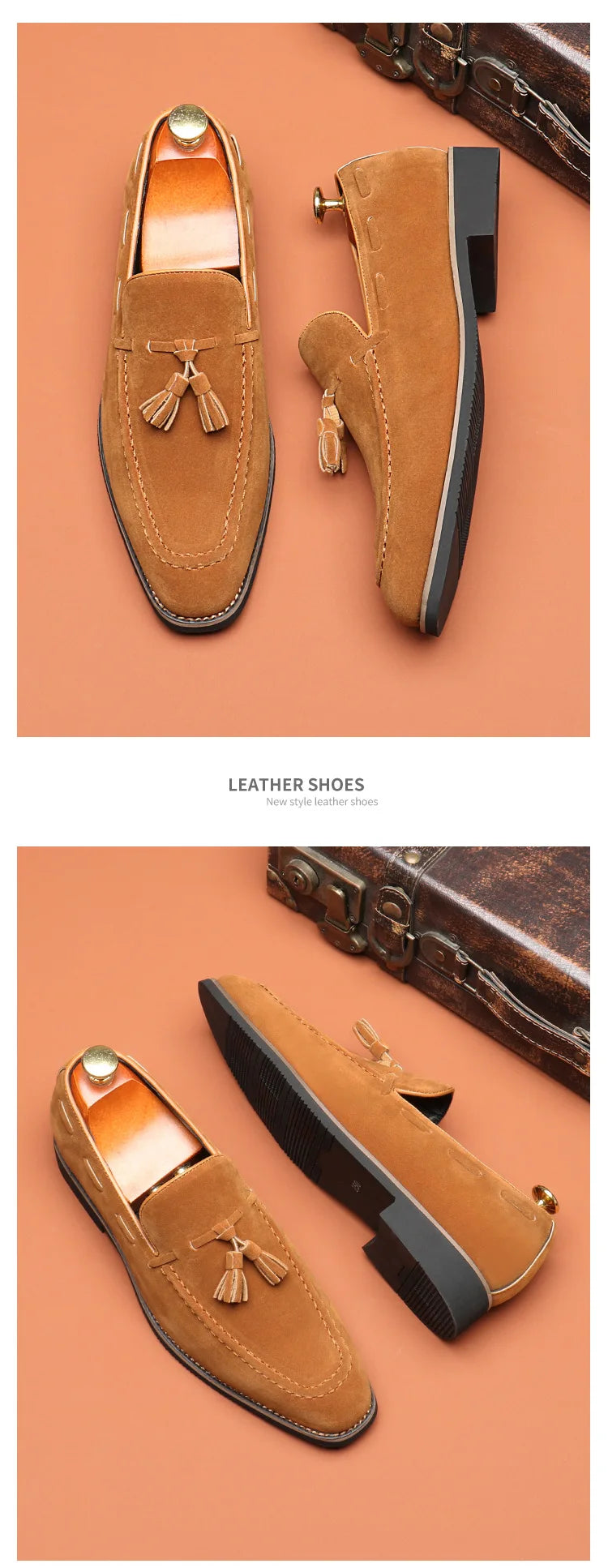 Sapatos de negócios casuais masculinos clássico estilo britânico mocassins mocassins moda festa casamento apartamentos para homem