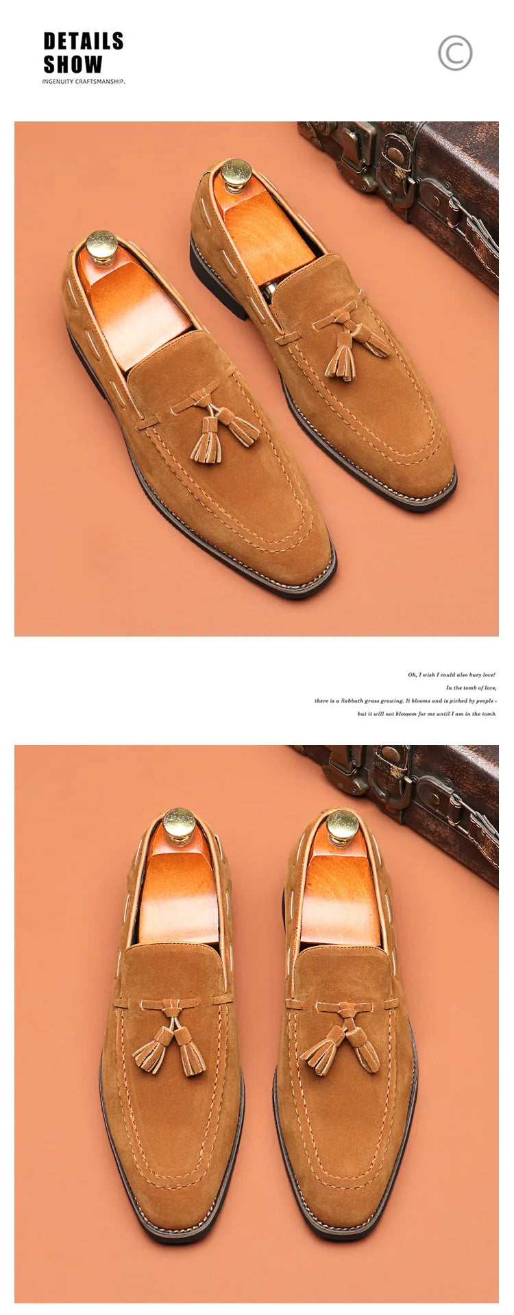 Sapatos de negócios casuais masculinos clássico estilo britânico mocassins mocassins moda festa casamento apartamentos para homem